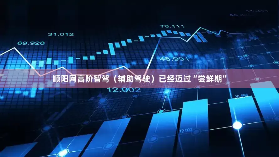顺阳网高阶智驾（辅助驾驶）已经迈过“尝鲜期”